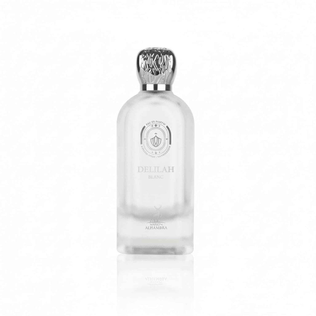 DELILAH BLANC Parfüm Damenparfum Eau de Parfum 100ml – Blumig-pudriger Clean Duft mit Rose, Pfingstrose, Moschus & Vanille – Frisches Parfum für Frauen, langanhaltend, Luxusduft Damenduft Edel