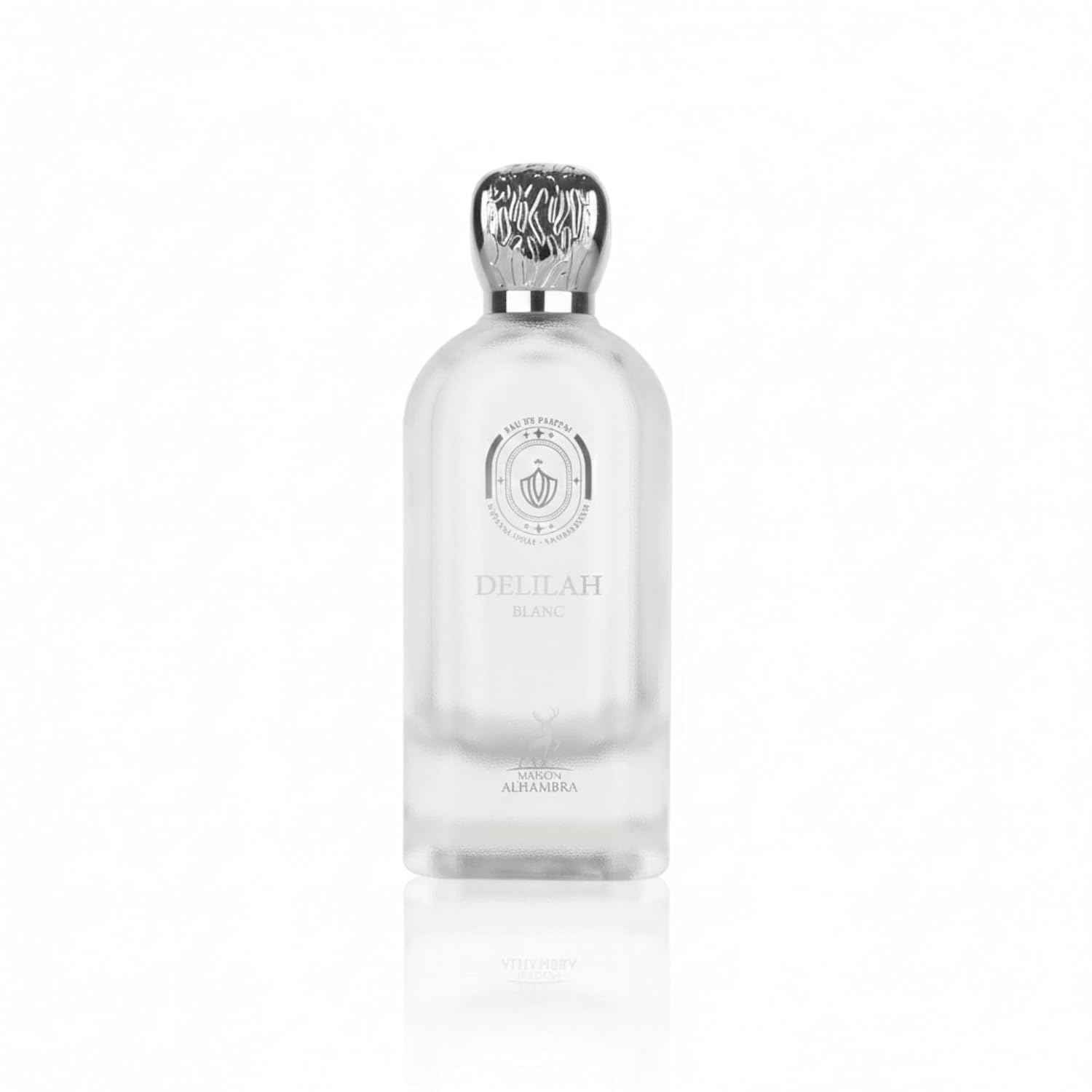 DELILAH BLANC Parfüm Damenparfum Eau de Parfum 100ml – Blumig-pudriger Clean Duft mit Rose, Pfingstrose, Moschus & Vanille – Frisches Parfum für Frauen, langanhaltend, Luxusduft Damenduft Edel