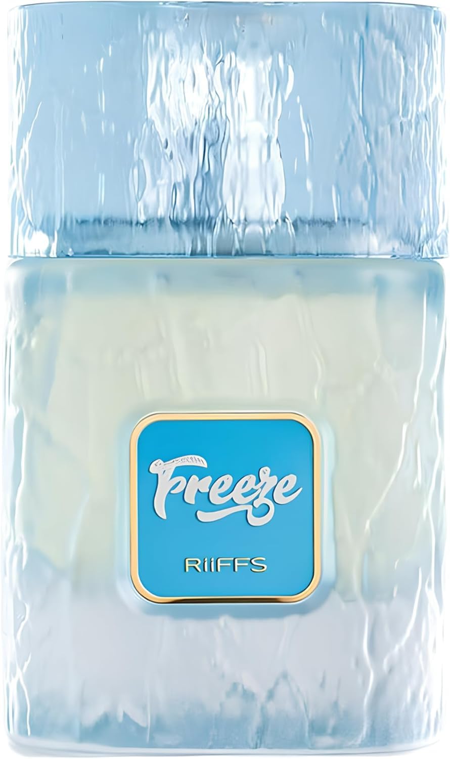 Riiffs Perfumes Freeze unisex 100ml fresh musky long-lasting fragrance bottle