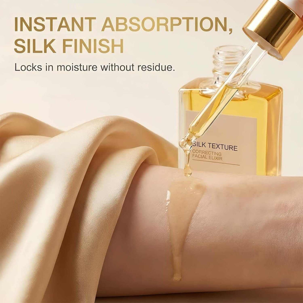 Luxury Silk Körperöl (2 x 30ml) – Feuchtigkeitsspendendes Body Oil mit Parfüm-Duft – Tiefenwirksame Pflege für seidig glatte Haut – Schnell einziehendes Massageöl für trockene Haut & Gesicht