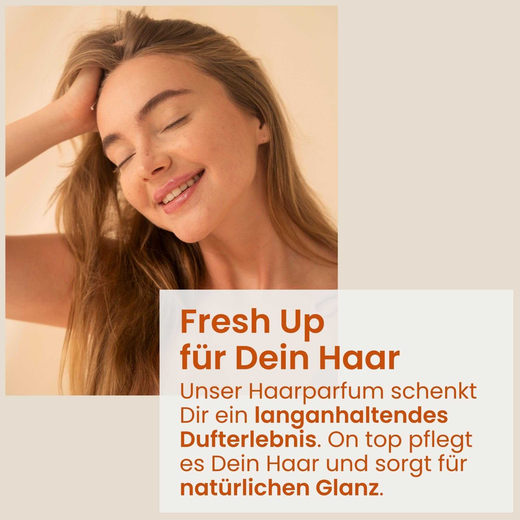 Jean & Len Haarparfum you’re my coco vanilla, duftet nach Kokos & süßer Vanille, pflegende Formel, für alle Haartypen geeignet, beschwert das Haar nicht, vegan Hair Perfume, ohne Silikone, 105 ml