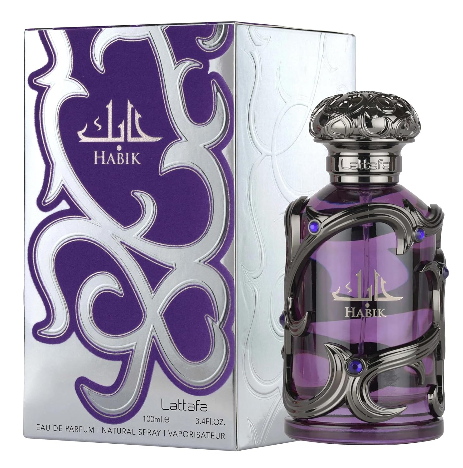 Lattafa Habik – Spicy, Aromatic, Woody, Musky, Eau de Parfum Spray Long-Lasting Duft für Männer, 100 ml